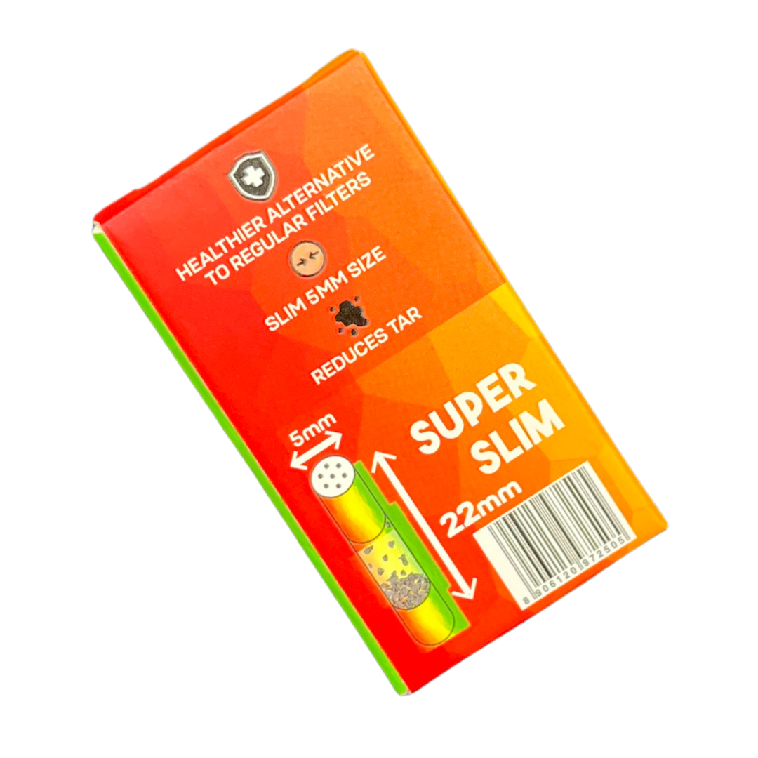 Slimjim - Super Slim Carbon Filters (5mm) (Pack of 10)