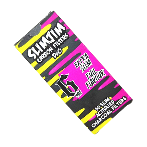 Slimjim - Carbon Filters DuO ( Extra Slim) (6MM) (Pack of 10)