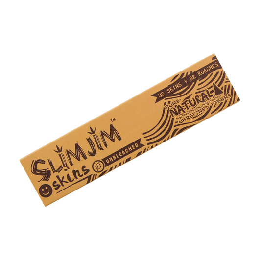Slimjim – Natural King Size Skins + Brown Perforated Tips