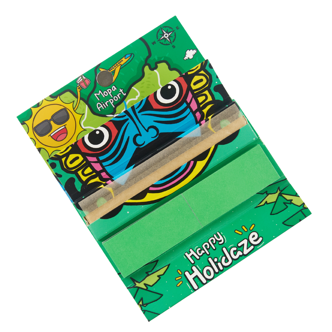 Holidaze (Ind) - King Size Papers + Grinder + Tray (Box of 16)
