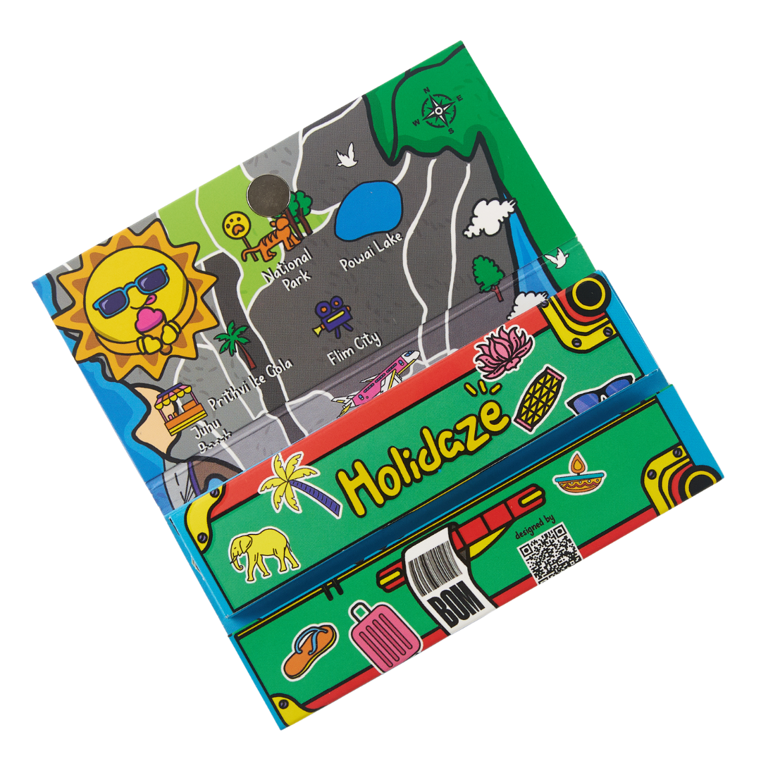 Holidaze (Ind) - King Size Papers + Grinder + Tray (Box of 16)
