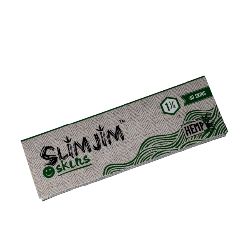 Slimjim - Hemp 1 1/4th Size Skins (25 Packs/Box) (WH)