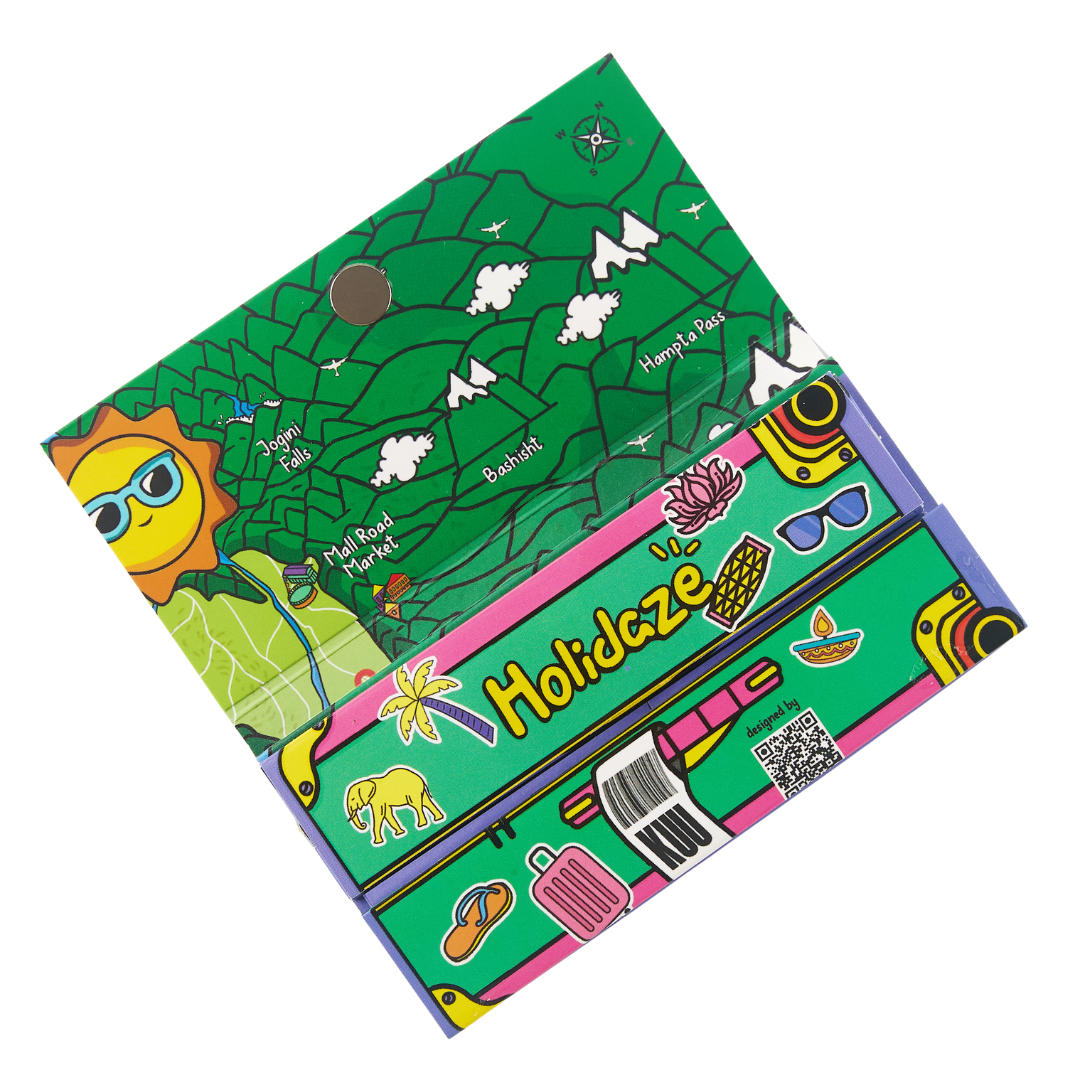 Holidaze (Ind) - King Size Papers + Grinder + Tray (Box of 16)