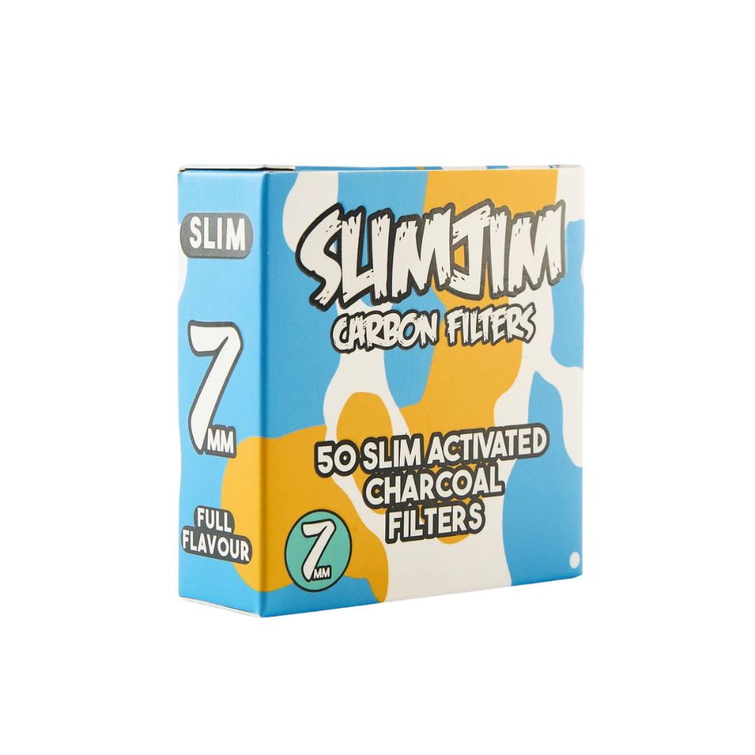 Slimjim - Splash Carbon Filters (7mm) (Pack of 50)