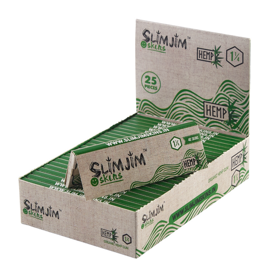 Slimjim Skins - Hemp 1 1/ 4th (Box of 25)