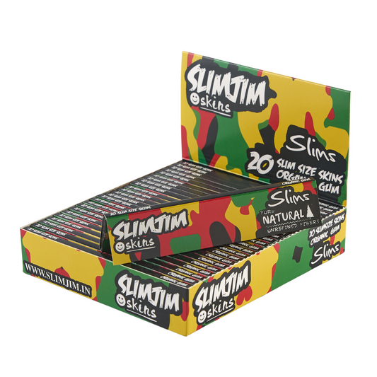 Slimjim - Super Slim Natural King Size Skins (25 Packs/Box) (WH)