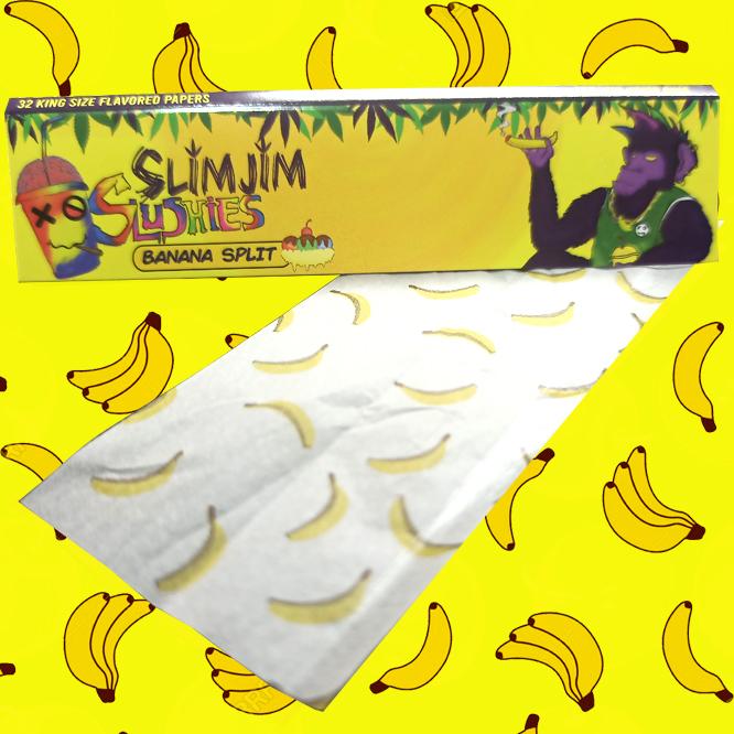 Slimjim Slushies- Banana Split (25 Packs/Box) (WH)