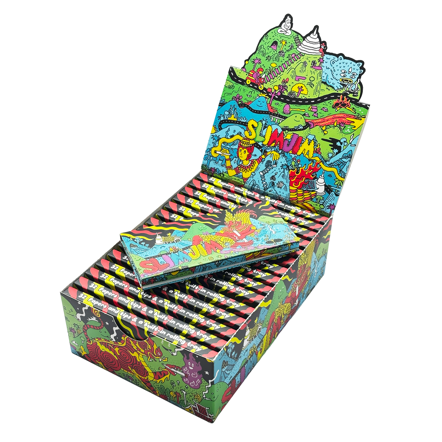 Slimjim x Jacob - King Size Papers + Grinder + Tray