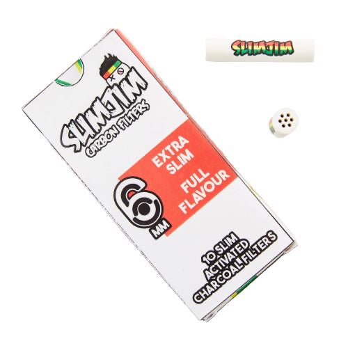 Slimjim - Classic Carbon Filters (6MM) (10 Pack) (20 Packs/Box) (WH)
