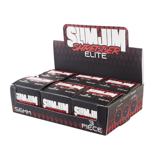 Slimjim - Shredder Elite Grinder (3 Part) (6 Units/Box) (WH)
