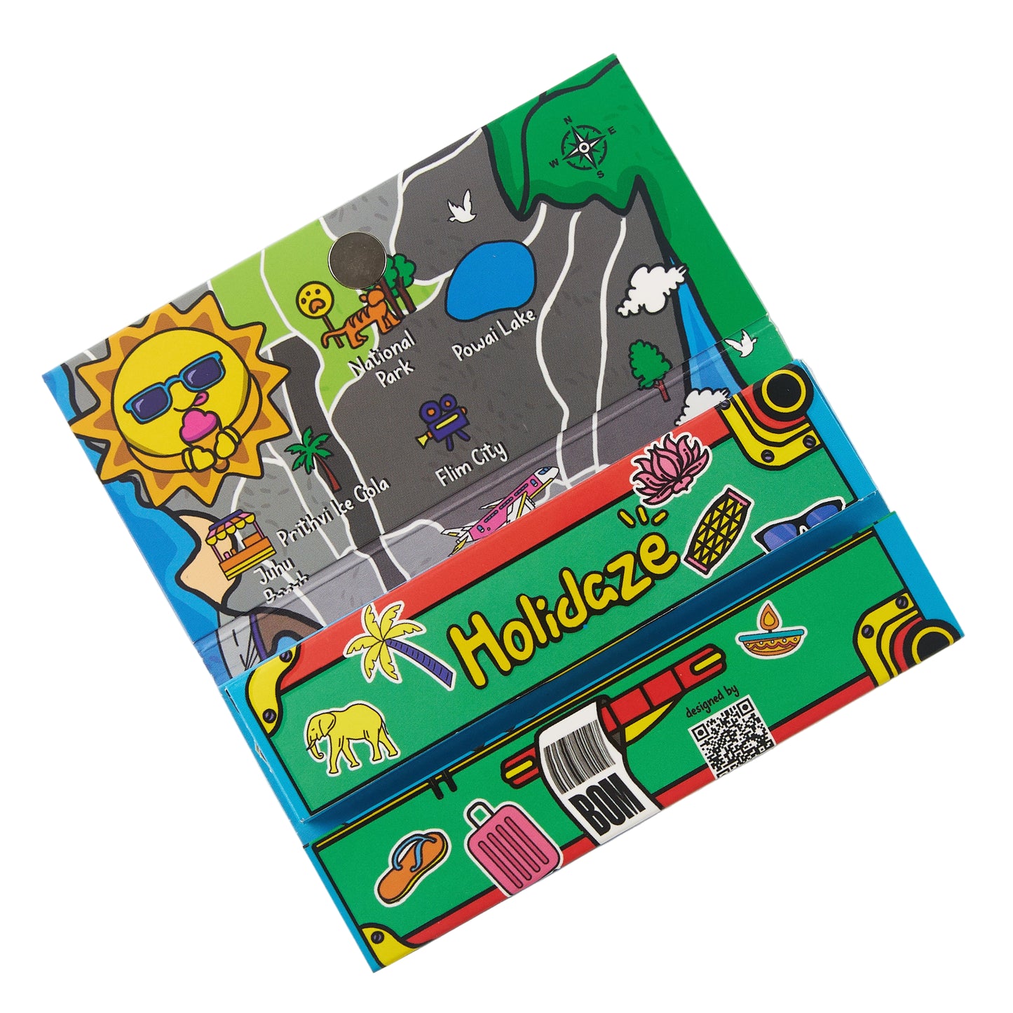 Holidaze (Ind) - King Size Papers + Tips + Grinder + Tray (16 Packs/Box) (WH)