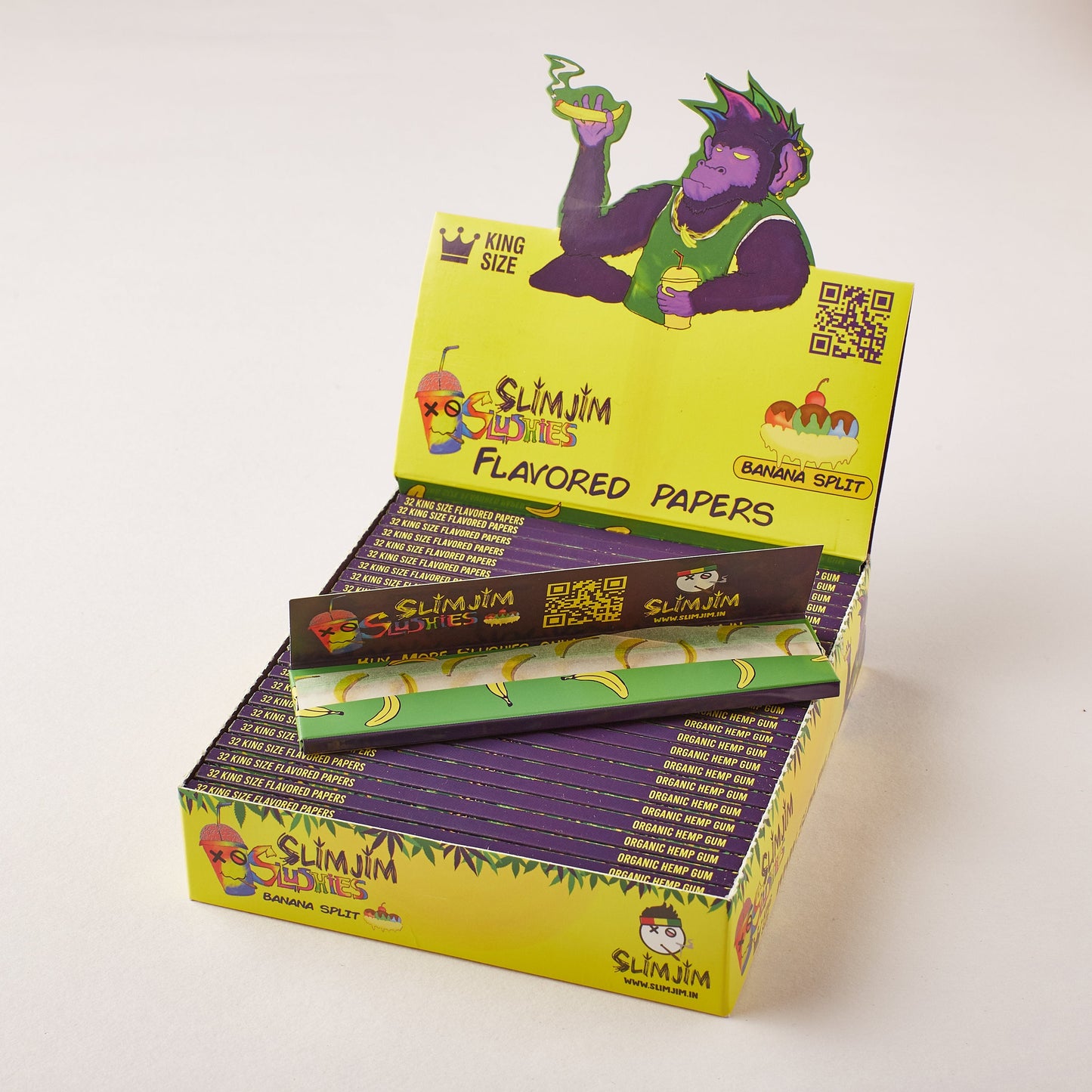 Slimjim Slushies- Banana Split (25 Packs/Box) (WH)