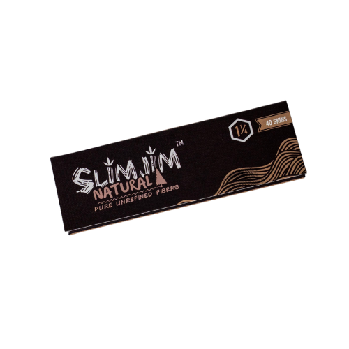 Slimjim - Natural 1 1/4th Size Skins (25 Packs/Box) (WH)