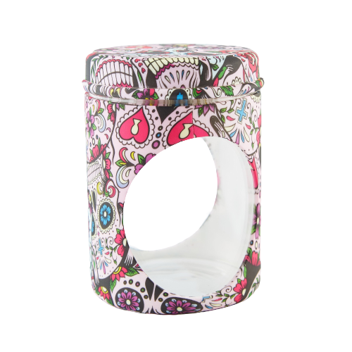 Silicone & Glass Stash Jar