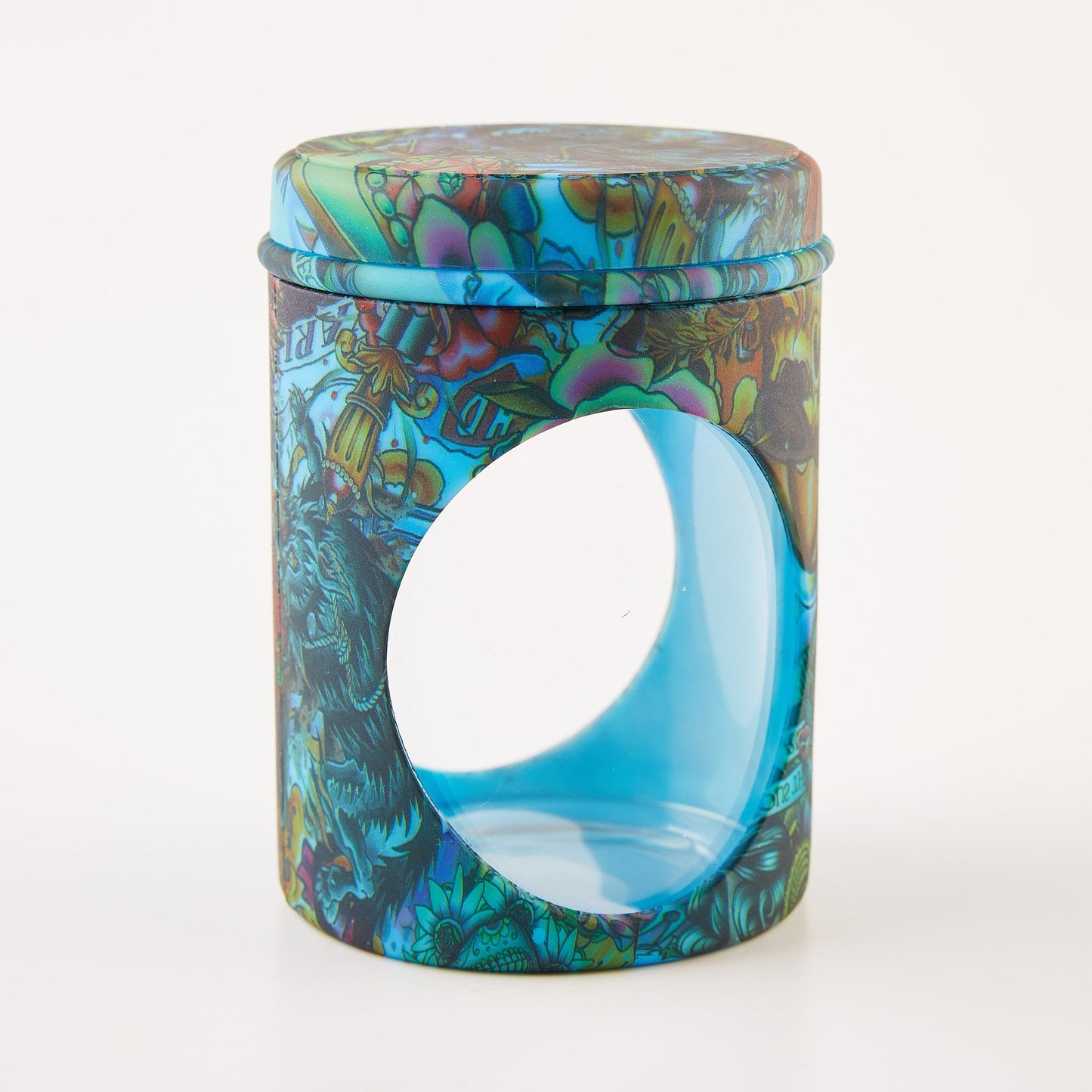 Silicone & Glass Stash Jar