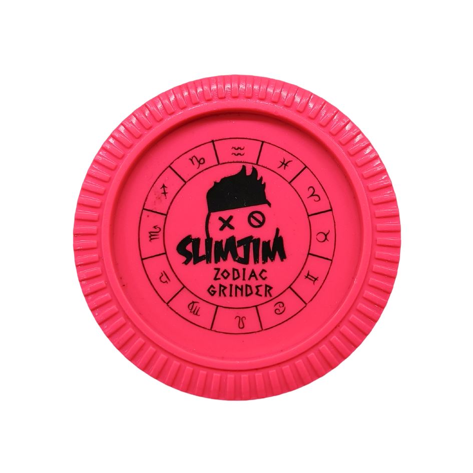 Buy Slimjim - Biodegradable Zodiac Grinder (Pink) (2 Part) Grinder | Slimjim India