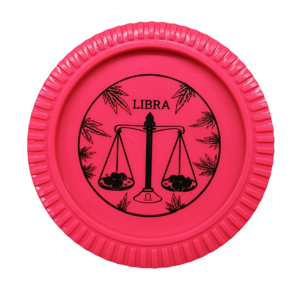 Buy Slimjim - Biodegradable Zodiac Grinder (Pink) (2 Part) Grinder Libra | Slimjim India