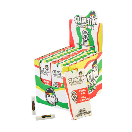 Buy Slimjim - Classic Carbon Filters (6MM) (Box of 20) | Slimjim India