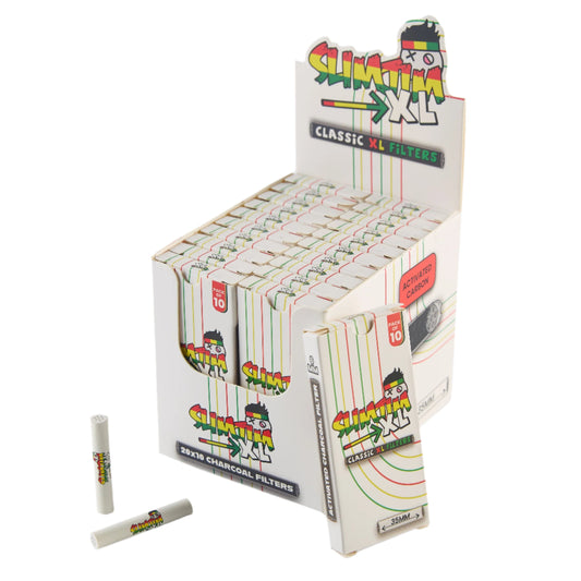 Buy Slimjim - Classic XL Carbon Filters (6mm) (Box of 20) Activated Charcoal Filters | Slimjim India