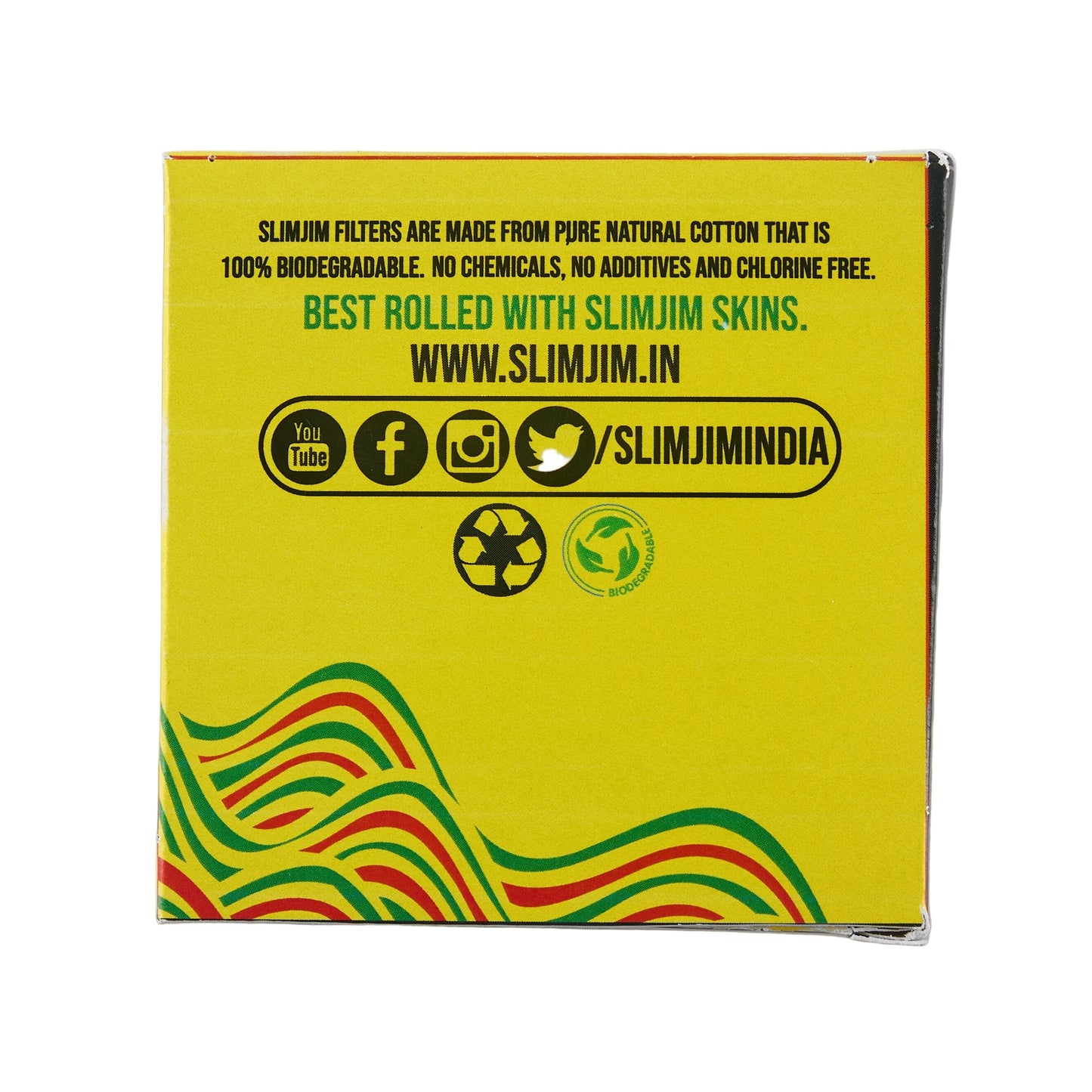 Buy Slimjim Cotton Filters – Slim Long Size (Pack of 50) Cotton Filter | Slimjim India