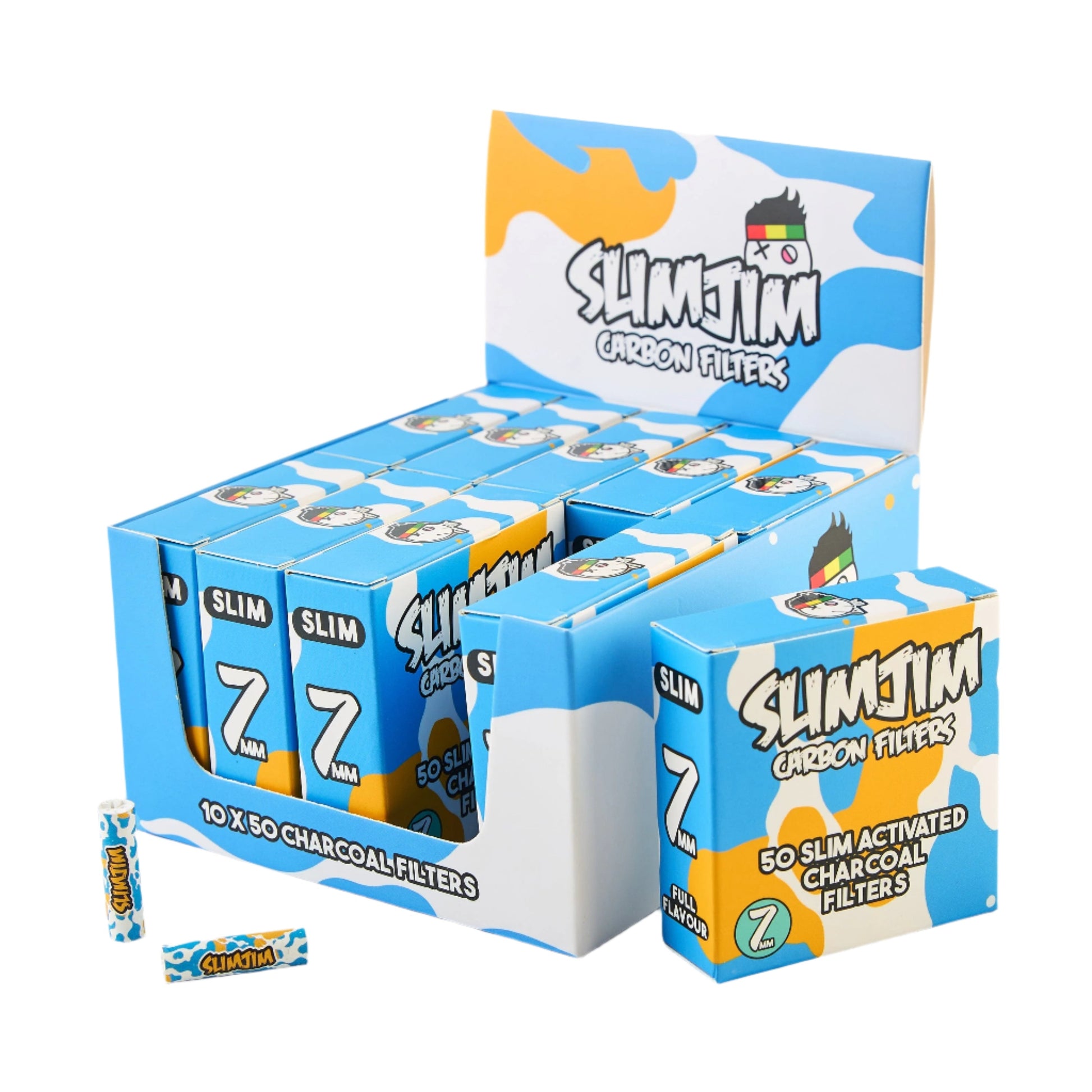 Buy Slimjim - Splash Carbon Filters (7MM) (Box of 10) Filters & Screens | Slimjim India