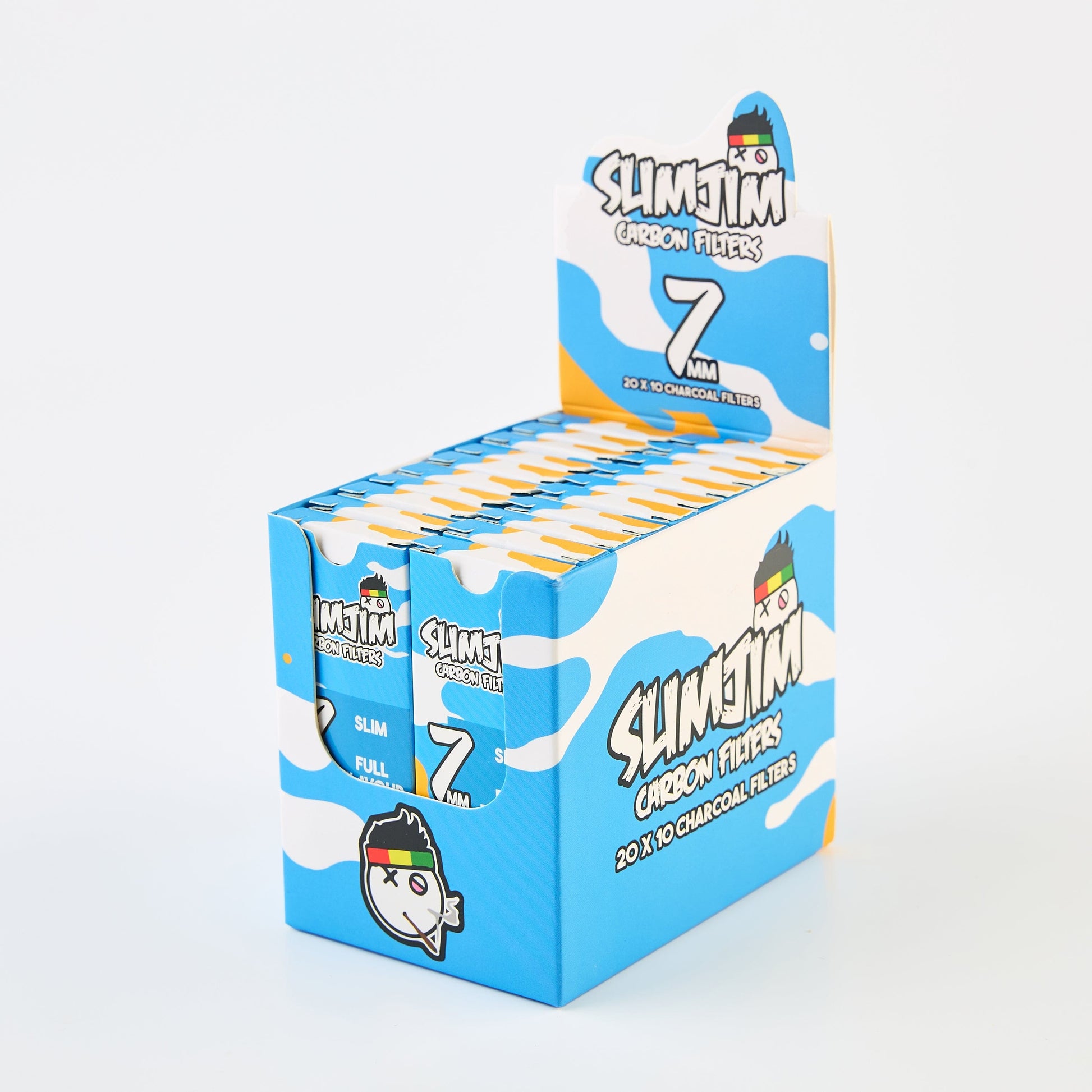 Buy Slimjim - Splash Carbon Filters (7mm) (Box of 20) | Slimjim India