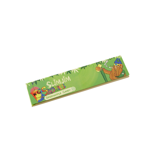 Slimjim Slushies Green Apple Candy king size rolling papers (32 pack)