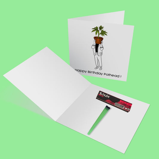 Hi Card - Happy Birthday Greeting Card Slimjim Skins
