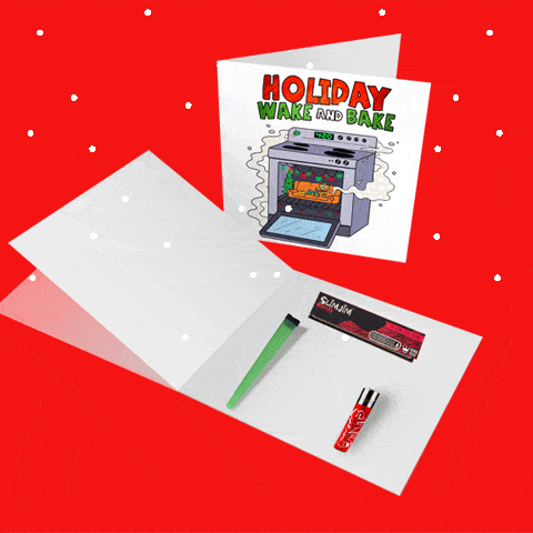 Hi Card - Wake N Bake Greeting Card Slimjim Skins