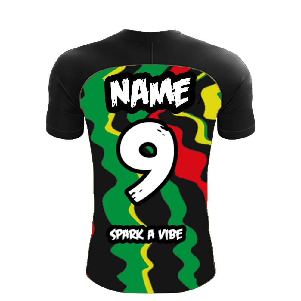 Spark A Vibe - Football Jersey (Black)
