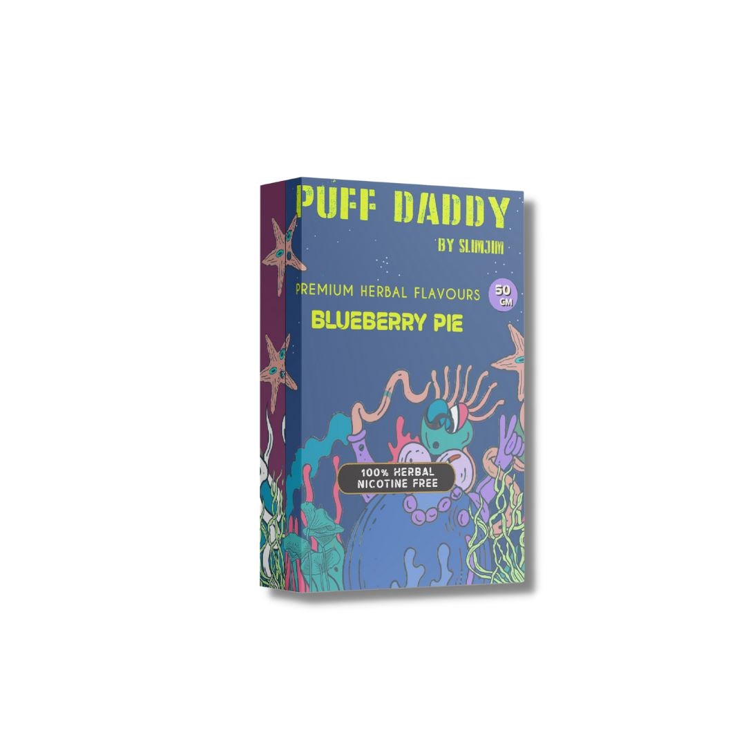Buy Puff Daddy Herbal Flavour - Blueberry Pie Online | Slimjim India