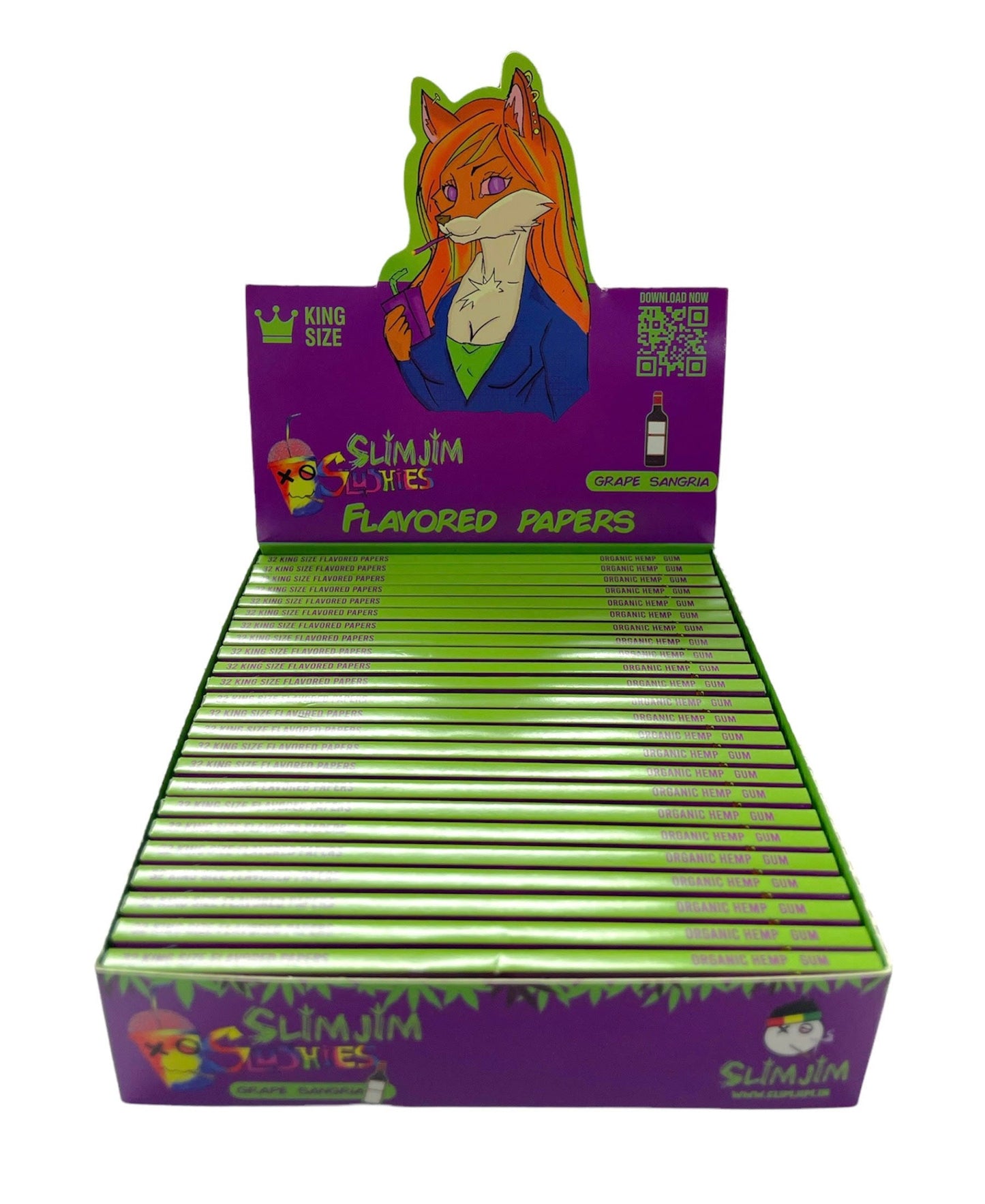 Buy Slimjim Slushies - Grape Sangria Slimjim Skins