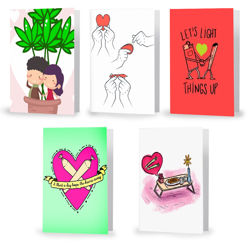 Buy V Day Pack - Love Cards Greeting & Note Cards | Slimjim India