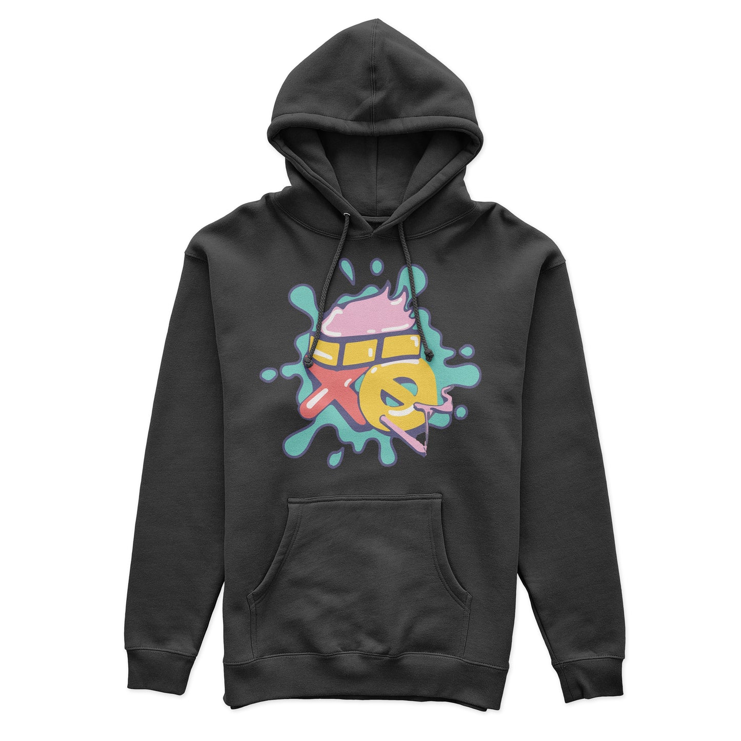 Winter Splash Hoodie - (Black) Clothing slimjim