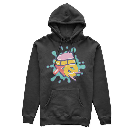 Winter Splash Hoodie - (Black) Clothing slimjim
