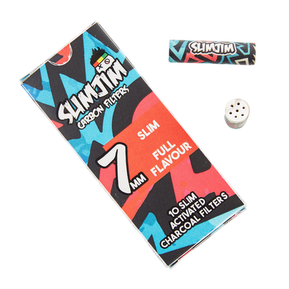 Slimjim - Aztec Carbon Filters (7MM) (10 Pack) (20 Packs/Box) (WH)