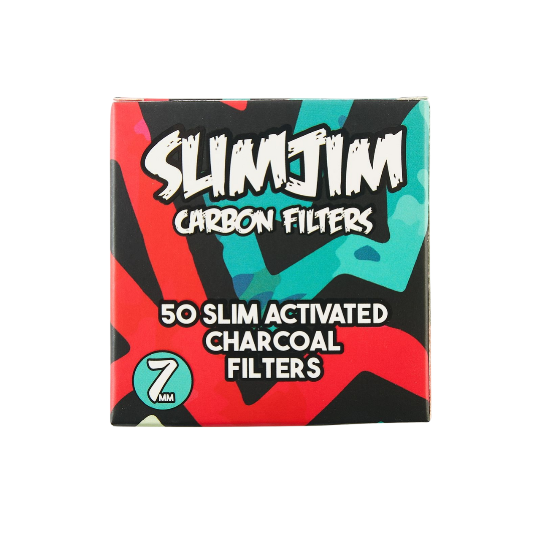 Slimjim - Aztec Carbon Filters (7MM) (Box of 10)