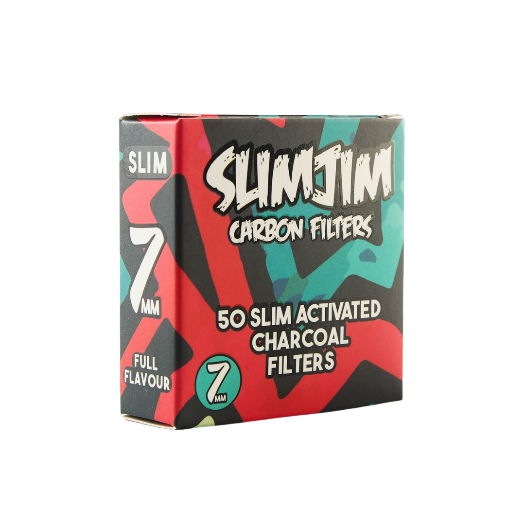 Slimjim - Aztec Carbon Filters (7MM) (Box of 10)