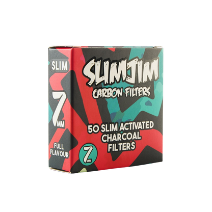 Slimjim - Aztec Carbon Filters (7MM) (Box of 10)