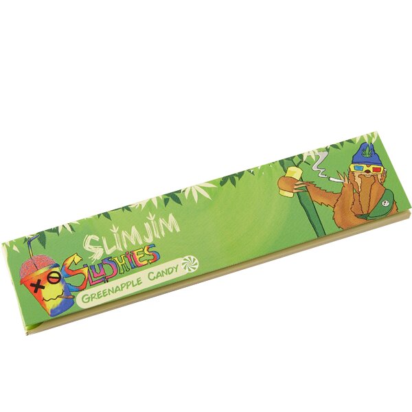Slimjim Slushies- Green Apple Candy (25 Packs/Box) (WH)