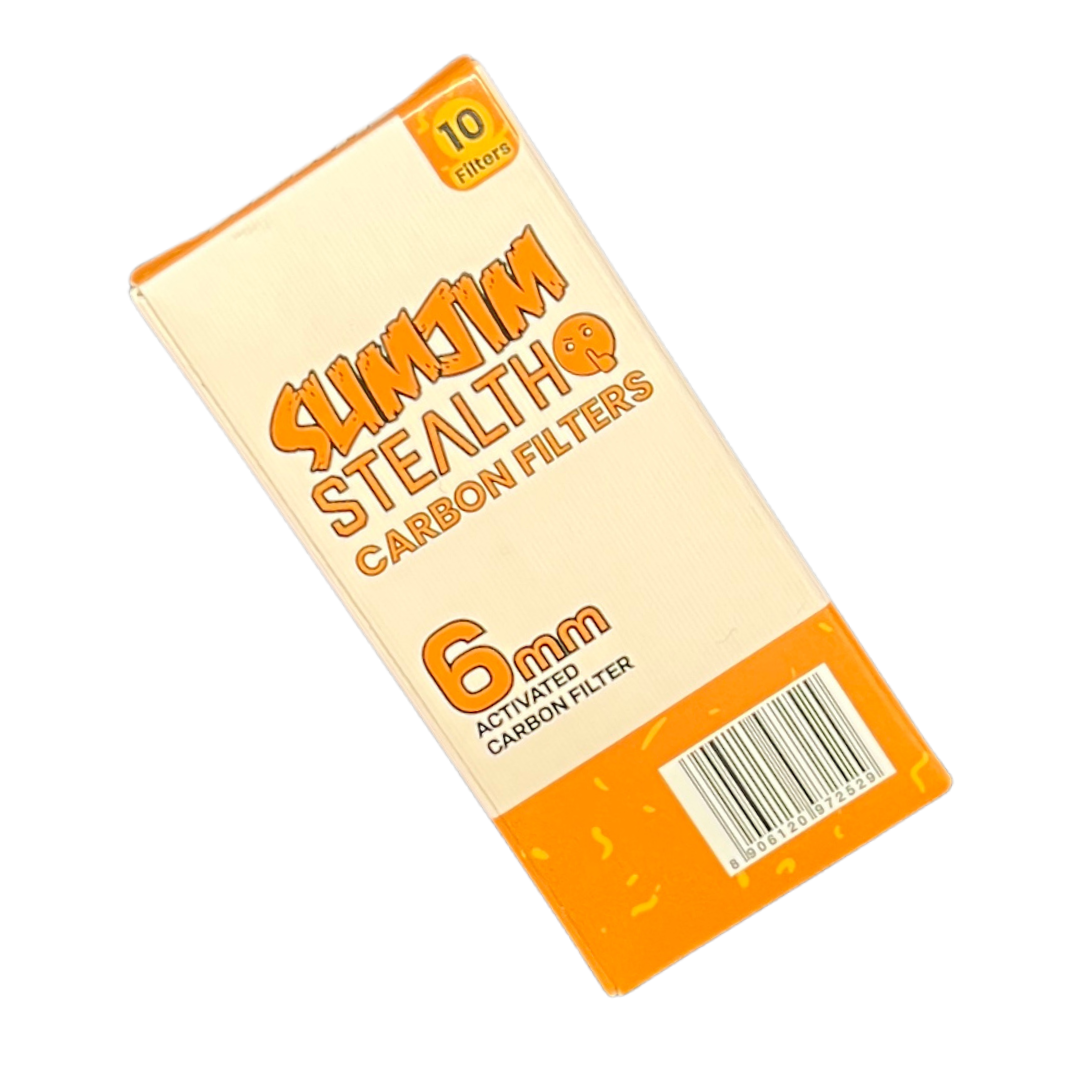Slimjim - Stealth Carbon Filters (6mm) (Pack of 10)