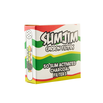 Slimjim - Classic Carbon Filters (6MM) (50 Pack) (10 Packs/Box) (WH)