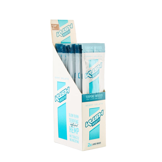 Kush Terpenes Infused Hemp Cones – Berry Gelato (12 Packs/Box) (WH)