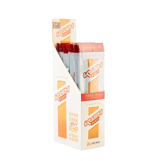 Kush Terpenes Infused Hemp Cones – Clementine (12 Packs/Box) (WH)