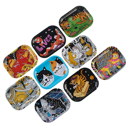 Slimjim X Jacob (9 Lives) Rolling Tray (9 Trays/Box) (WH)