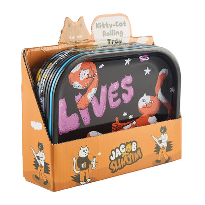 Slimjim X Jacob (9 Lives) Rolling Tray (9 Trays/Box) (WH)