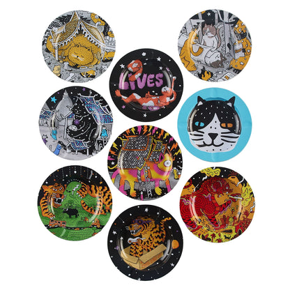 Slimjim X Jacob (9 Lives) Ashtray (9 Trays/Box) (WH)