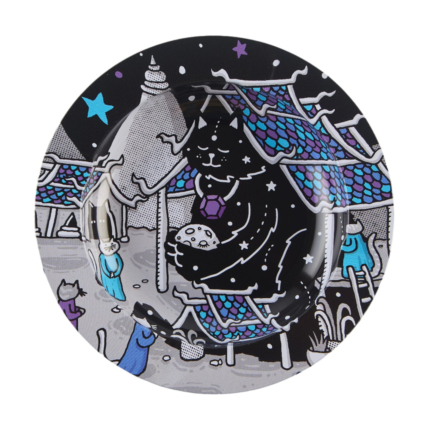 Slimjim X Jacob 9 Lives Ashtray - Night Kitties