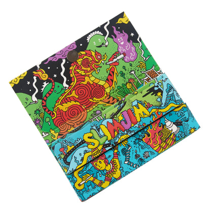 Slimjim x Jacob - King Size Papers + Grinder + Tray (16 Packs/Box) (WH)