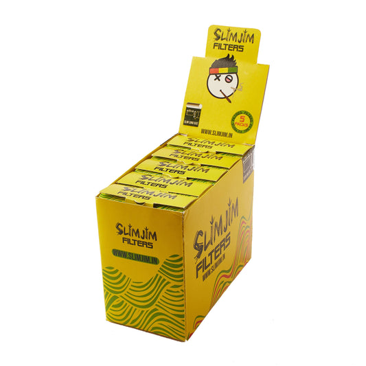 Slimjim Filters Slim Long Size (22 X 6 MM) (5 Packs/Box) (WH)